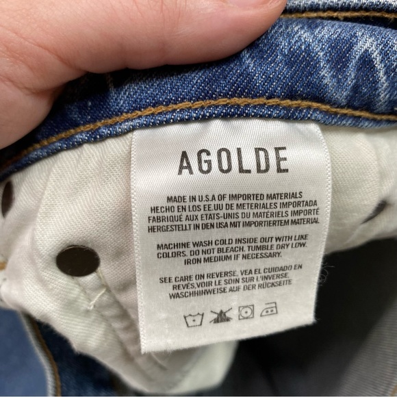 Agolde Merrel Slim Straight Jean Size 32 - Picture 5 of 7